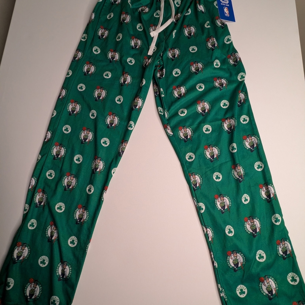 NBA‎ Green Sweatpants with Team Logo
